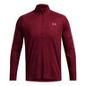 Tech Textured 1/2 Zip-GRY Long-Sleeves