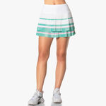 Lucky in Love Long Deco Stripe Pleated Skirt